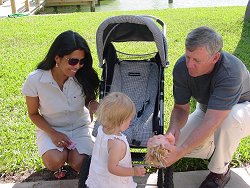 Grandpa Ladendorf & Friend with Tabitha