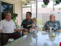 Rick's dad, Rick, Tabitha and Papa