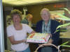 Dad Payne and Darlene With cake 