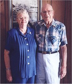 Dad & Evelyn at the reunion