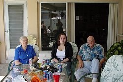 Evelyn, Samantha and Paul, Sr.